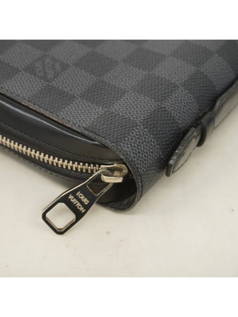 Louis Vuitton Wallet Damier Graphite Zippy XL Black Gray - Picture 6 of 8